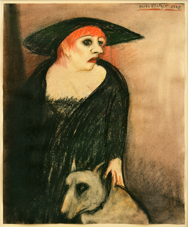 Tanja mit Hund