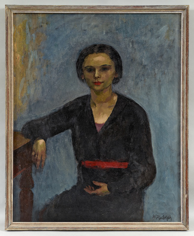 Wilhelm Rudolph: Zwei Porträts, doppelseitig - um 1940, 1940