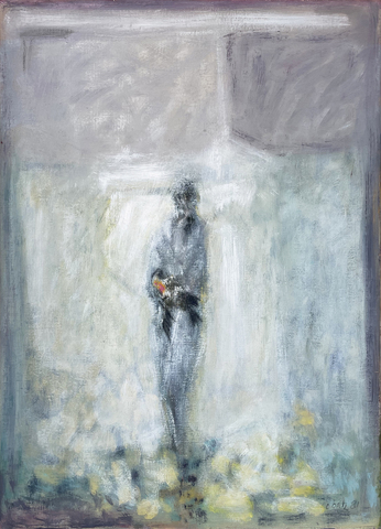 Eugen Batz: Ohne Titel (Mensch und Architektur), 1981