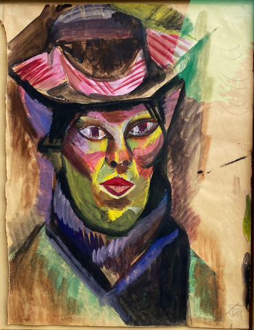 Otto Dix: Studienkopf, 1919