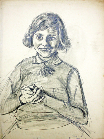 Ernst Hassebrauk: Mädchen aus Leipzig, Weststraße, 1932