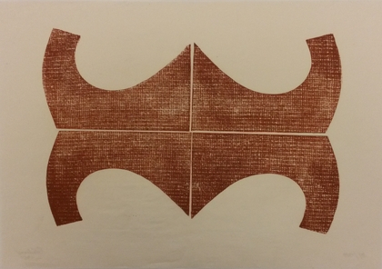 Hermann Glöckner: o.T. (nach Blatt 10 der Mappe Handdrucke), 1980