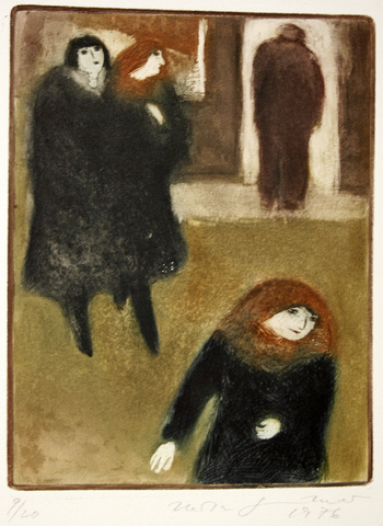 Herta Günther: Straßenszene, 1976