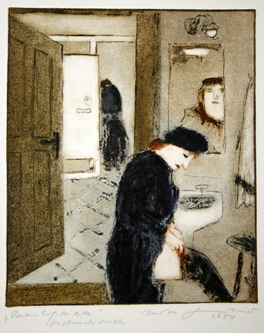 Herta Günther: Bahnhofstoilette, 1984
