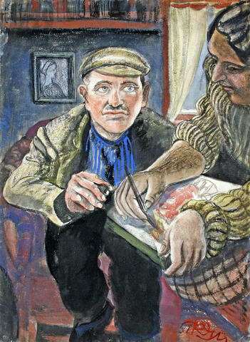 Kurt Günther: Fleischer und Maler, 