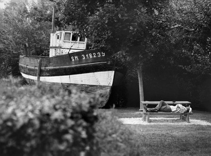 Robert Häusser: Oberrhein, Mittagsschlaf, 1963