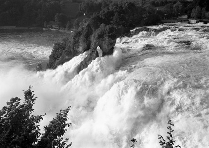 Robert Häusser: Schaffhausen, Rheinfall, 1963