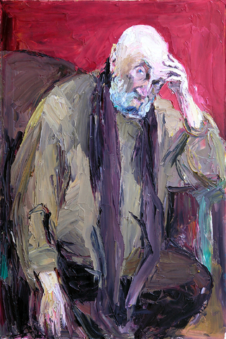 Siegfried Klotz: Bildnis Rolf Hoppe, 2003