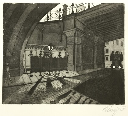 Hans Körnig: Hechtvorstadt WVZ 199 (aus Folge 'Fastnachtsspuk im Wallgäßchen'), 1957