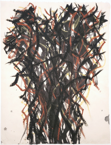 Max Uhlig: Ancien cep de vigne, März 1998