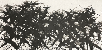 Max Uhlig: Baumkrone über Wald, 1991