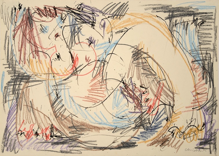 Komposition mit Akt.   I c 70