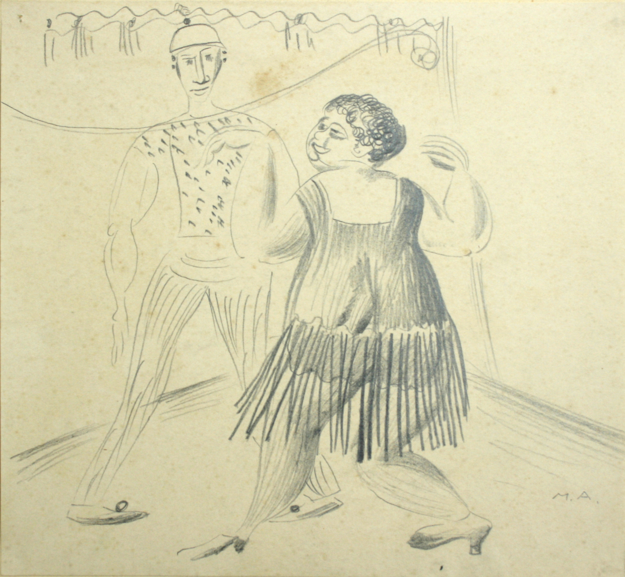 o.T. (Tanzszene im Zirkus))