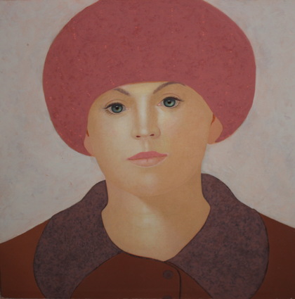 Heinz Rabbow: Frau mit roter Mütze, 2025