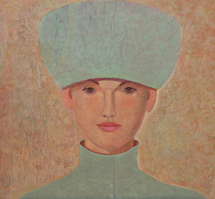 Heinz Rabbow: Frau in Grün, 2025