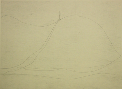 Gerhard Altenbourg: Talsuche, am Siebenweg [WVZ R206 (schwarz)], 1988