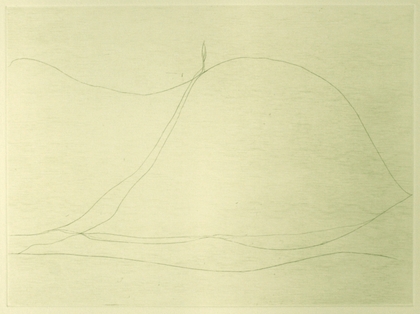 Gerhard Altenbourg: Talsuche, am Siebenweg [vgl. WVZ R206 (oliv)], 1988
