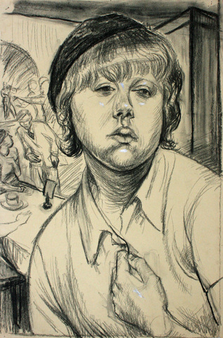 Hainz Hamisch: Ohne Titel (Im Kabarett), Um 1930