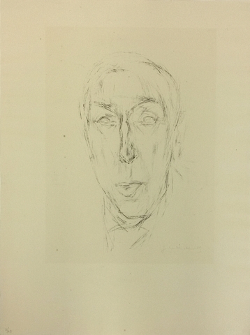 Gerhard Kettner: Porträt Hans Theo Richter, 1969