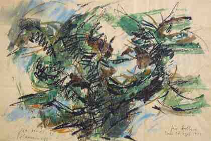 Gerda Lepke: Pflaumenast, 1992