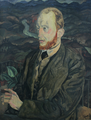 Wilhelm Schnarrenberger: Bildnis Josef Wallach, 1919