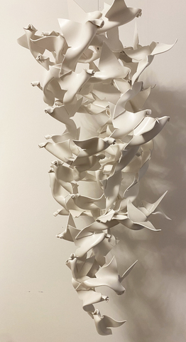 Eberhard Freudenreich: Sulle ali del vento (vertikal), 2020