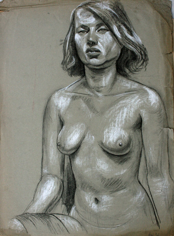Hainz Hamisch: Junge Frau (Akt), 1932