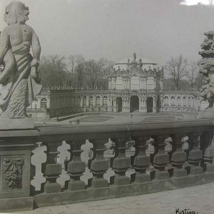Edmund Kesting: Dresden - Am Zwinger, um 1940