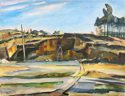 Paula Lauenstein: Steinbruch Horka, 1923