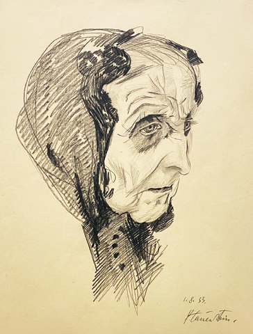 Paula Lauenstein: Bäuerin Hall Tirol, 1933