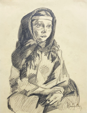 Paula Lauenstein: Wendisches Mädchen, 1927