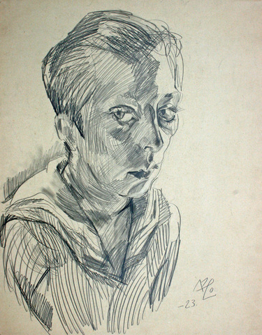 Paula Lauenstein: Junge in Matrosenanzug, 1923