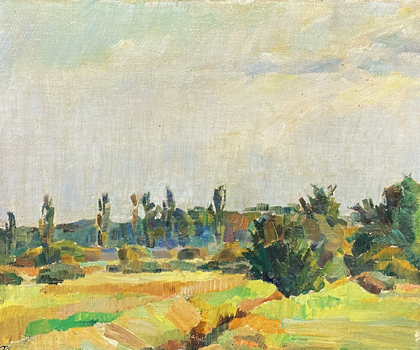 Paula Lauenstein: Caslauer Teiche, 1917