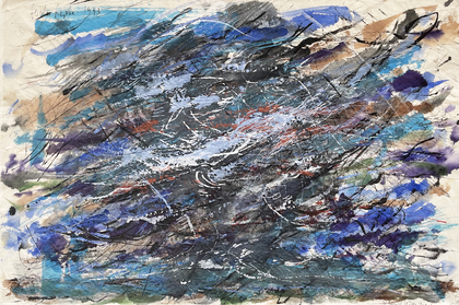 Gerda Lepke: Abendhimmel, 1993