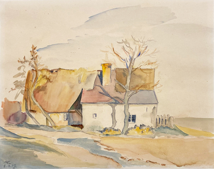 Paula Lauenstein: Haus in Wetro, 1928