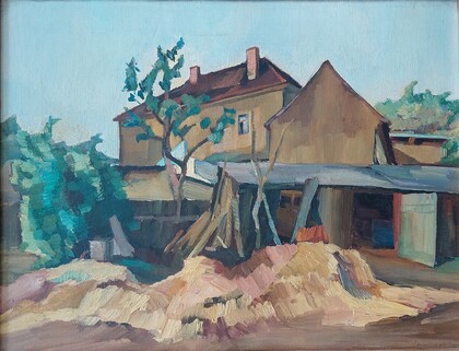 Paula Lauenstein: Gärtnerei in Trachenberge, 1926